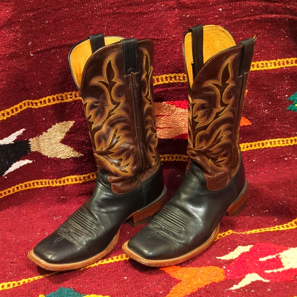 Men's Black Justin Cowboy Boots